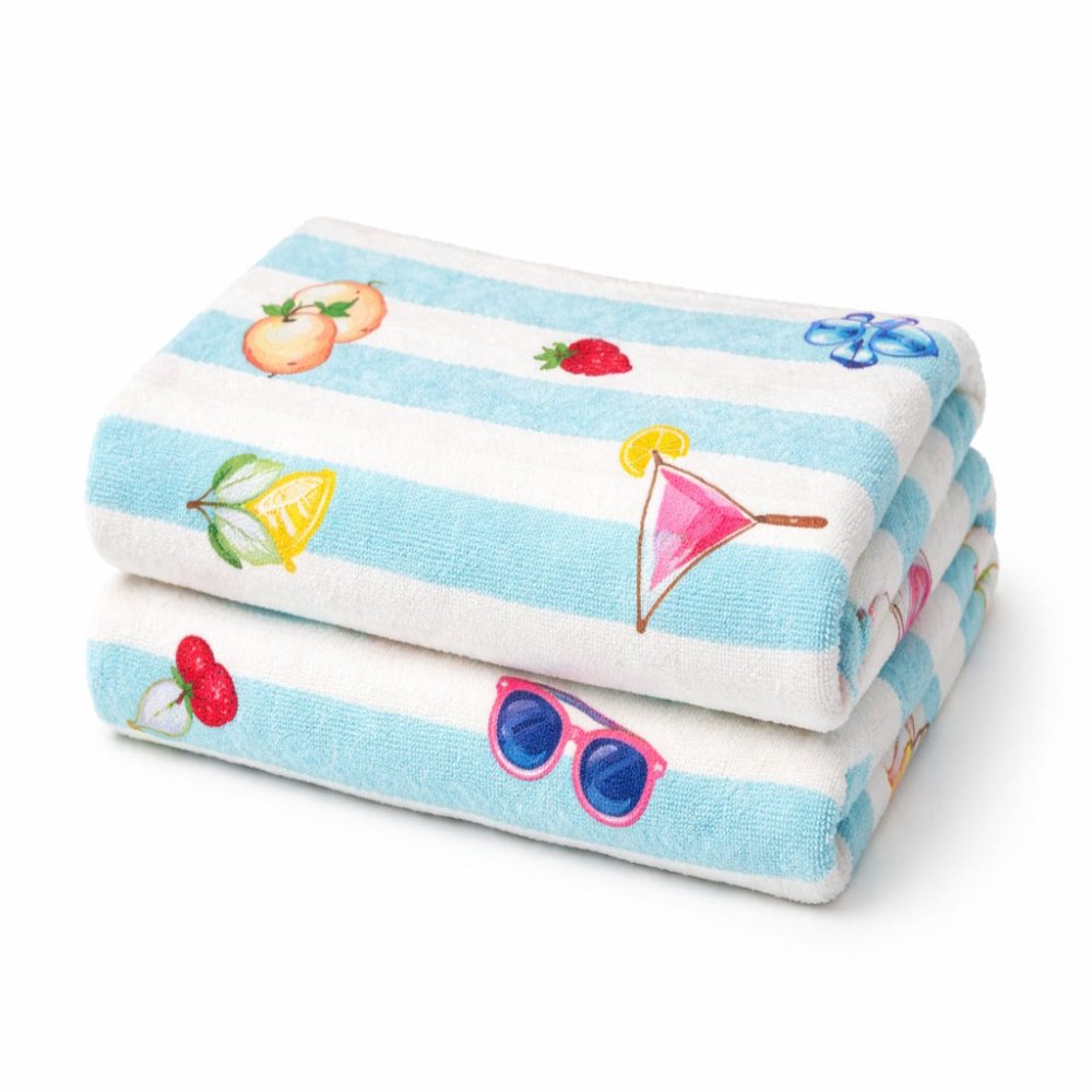 Printed Towel - Ultra Soft & Absorbent Kids Bath Towel - myhomestore.com.pk