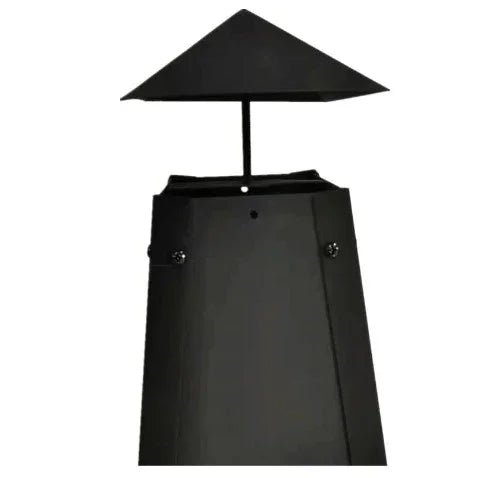 Pyramid Chiminea Log Burner Fire Pit - myhomestore.com.pk
