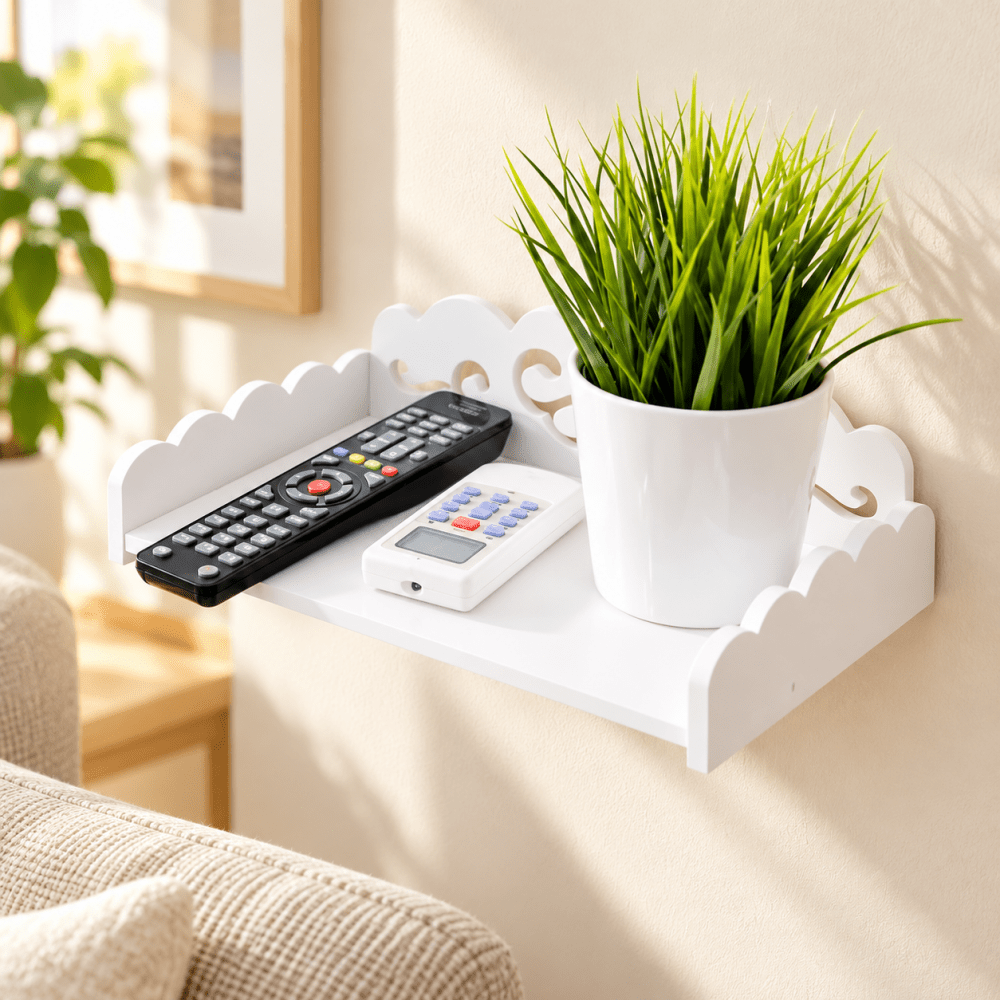 Remote Floating Organizer Shelve - myhomestore.com.pk
