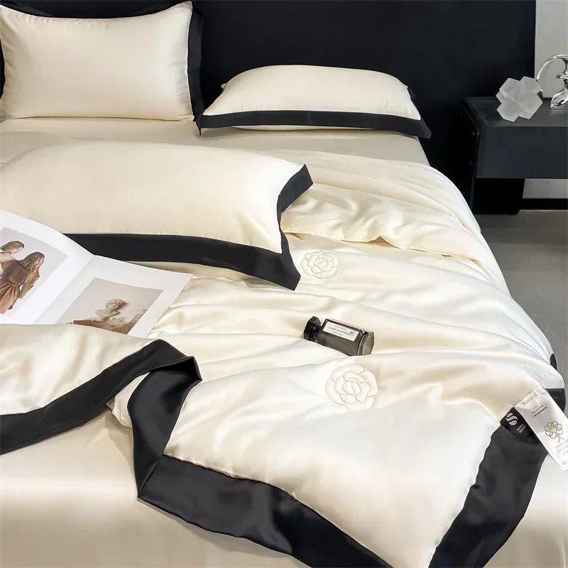 Rose Embroidered Comforter - King - myhomestore.com.pk
