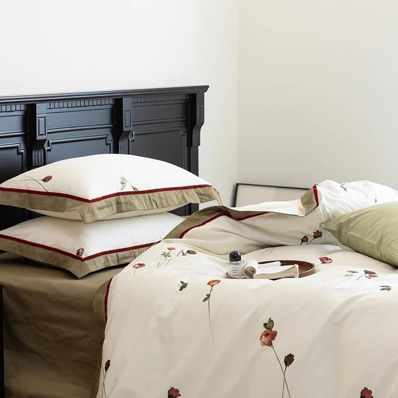 Rose Flower Digital Print Duvet Set– Luxury Bedding - myhomestore.com.pk