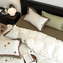 Rose Flower Digital Print Duvet Set– Luxury Bedding - myhomestore.com.pk