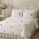 Rose Reverie Embroidered Bedding Set - myhomestore.com.pk