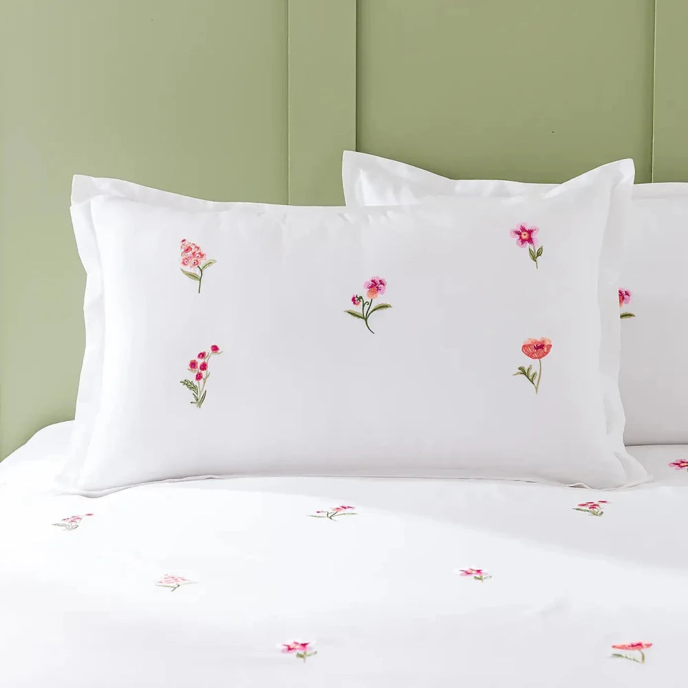 Rosetta Floral Embroidered Duvet Cover - myhomestore.com.pk