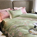 Rosewood Garden Floral Embroidery Duvet Set - myhomestore.com.pk