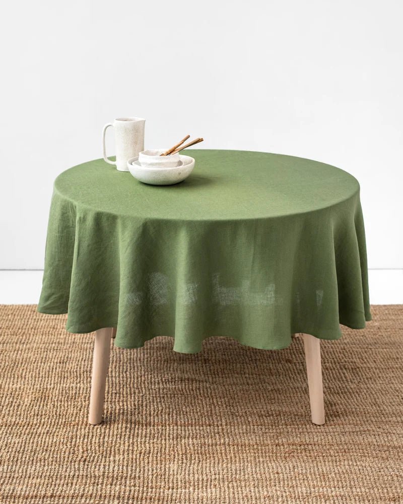 Round Table Cloth Solid Cotton - myhomestore.com.pk
