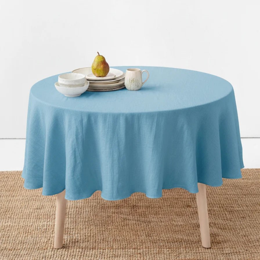 Round Table Cloth Solid Cotton - myhomestore.com.pk