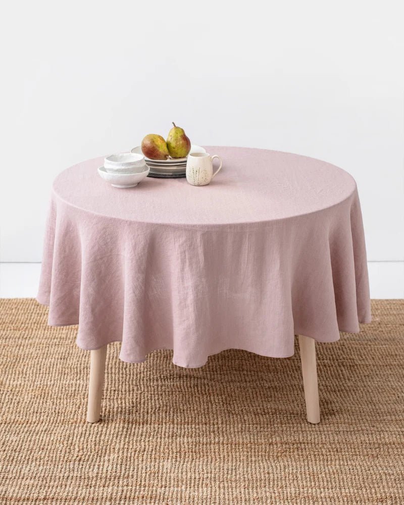 Round Table Cloth Solid Cotton - myhomestore.com.pk