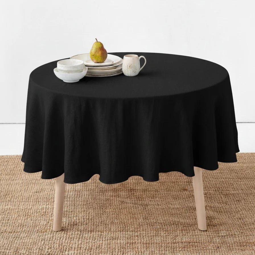 Round Table Cloth Solid Cotton - myhomestore.com.pk
