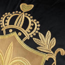 Royal Crest Embroidered Cushion Cover Style 1 - myhomestore.com.pk