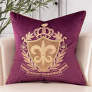 Royal Crest Embroidered Cushion Cover Style 1 - myhomestore.com.pk