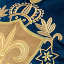 Royal Crest Embroidered Cushion Cover Style 1 - myhomestore.com.pk