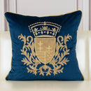 Royal Crest Embroidered Cushion Cover Style 2 - myhomestore.com.pk