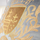 Royal Crest Embroidered Cushion Cover Style 2 - myhomestore.com.pk