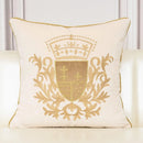 Royal Crest Embroidered Cushion Cover Style 2 - myhomestore.com.pk