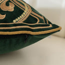 Royal Crest Embroidered Cushion Cover Style 3 - myhomestore.com.pk