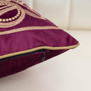 Royal Crest Embroidered Cushion Cover Style 3 - myhomestore.com.pk