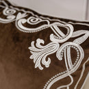 Royal Crest Embroidered Cushion Cover Style 3 - myhomestore.com.pk