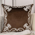 Royal Crest Embroidered Cushion Cover Style 3 - myhomestore.com.pk