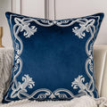 Royal Crest Embroidered Cushion Cover Style 3 - myhomestore.com.pk
