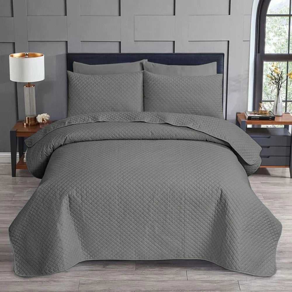 Royal Grey Bedspread Collection - myhomestore.com.pk