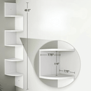 Rubik Corner Shelf - myhomestore.com.pk