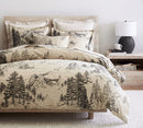 Rustic Forest Mountain Digital Printed Duvet Set