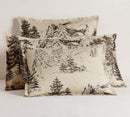 Rustic Forest Mountain Digital Printed Duvet Set - myhomestore.com.pk