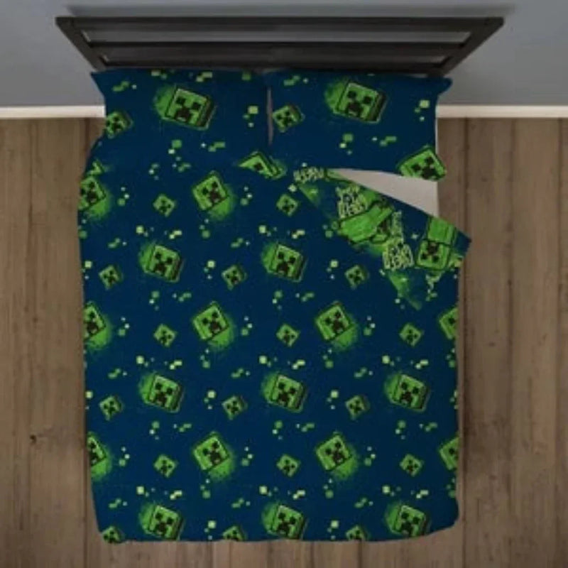 Glow-Inspired Gaming Style Kids Bed-sheet