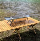 Portable Camping Stove with Adjustable Steel Grill - myhomestore.com.pk