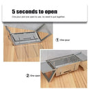 Portable Camping Stove with Adjustable Steel Grill - myhomestore.com.pk