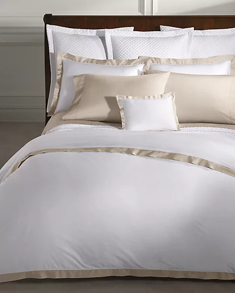 Organic Cotton  Border Duvet Cover