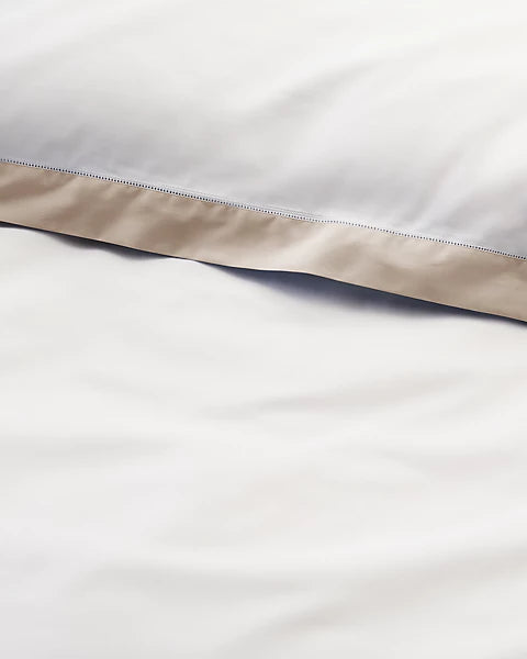 Organic Cotton  Border Duvet Cover