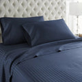 Satin Stripe Duvet Set Narrow Lines - myhomestore.com.pk