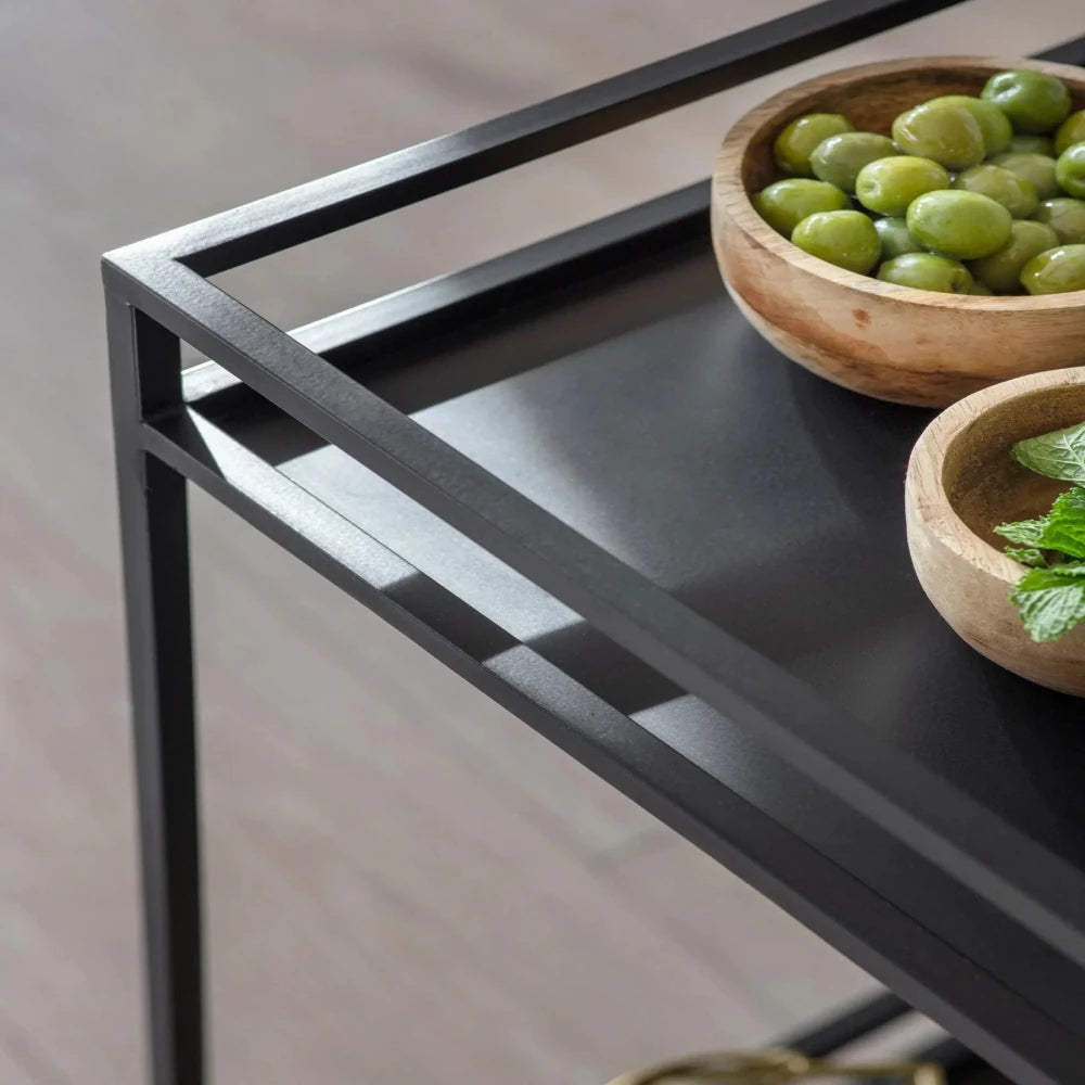 Serving Trolley Metal Bar Cart - myhomestore.com.pk