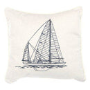 Ship Embroidered Cushion Cover - myhomestore.com.pk