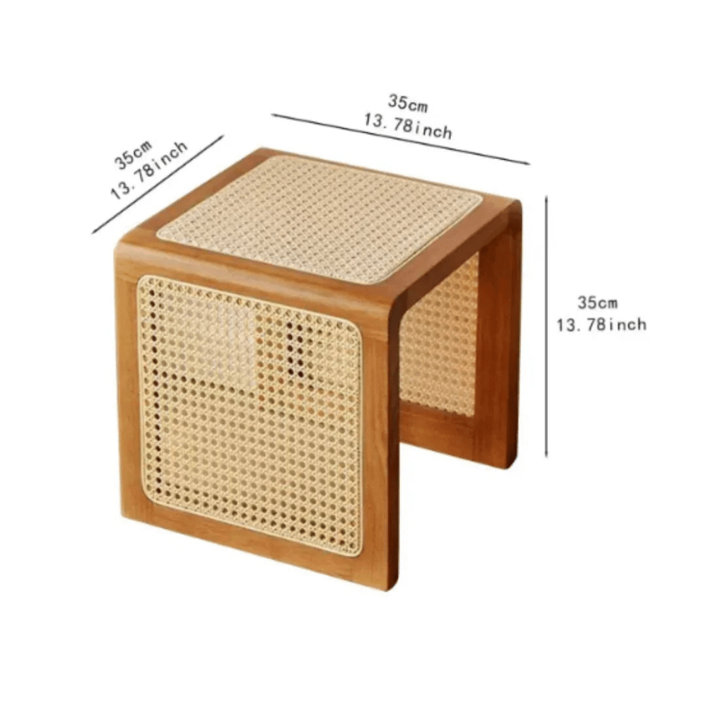 Side Table Lightweight Square NightStand for Lounge Room Restaurant - myhomestore.com.pk