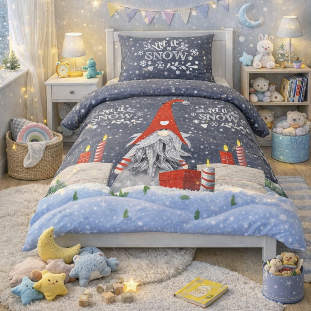 snow theme Kids Bed - sheet - myhomestore.com.pk