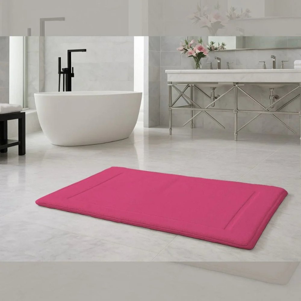Soft Cotton Towel Bath Mat – Quick Dry & Absorbent - myhomestore.com.pk