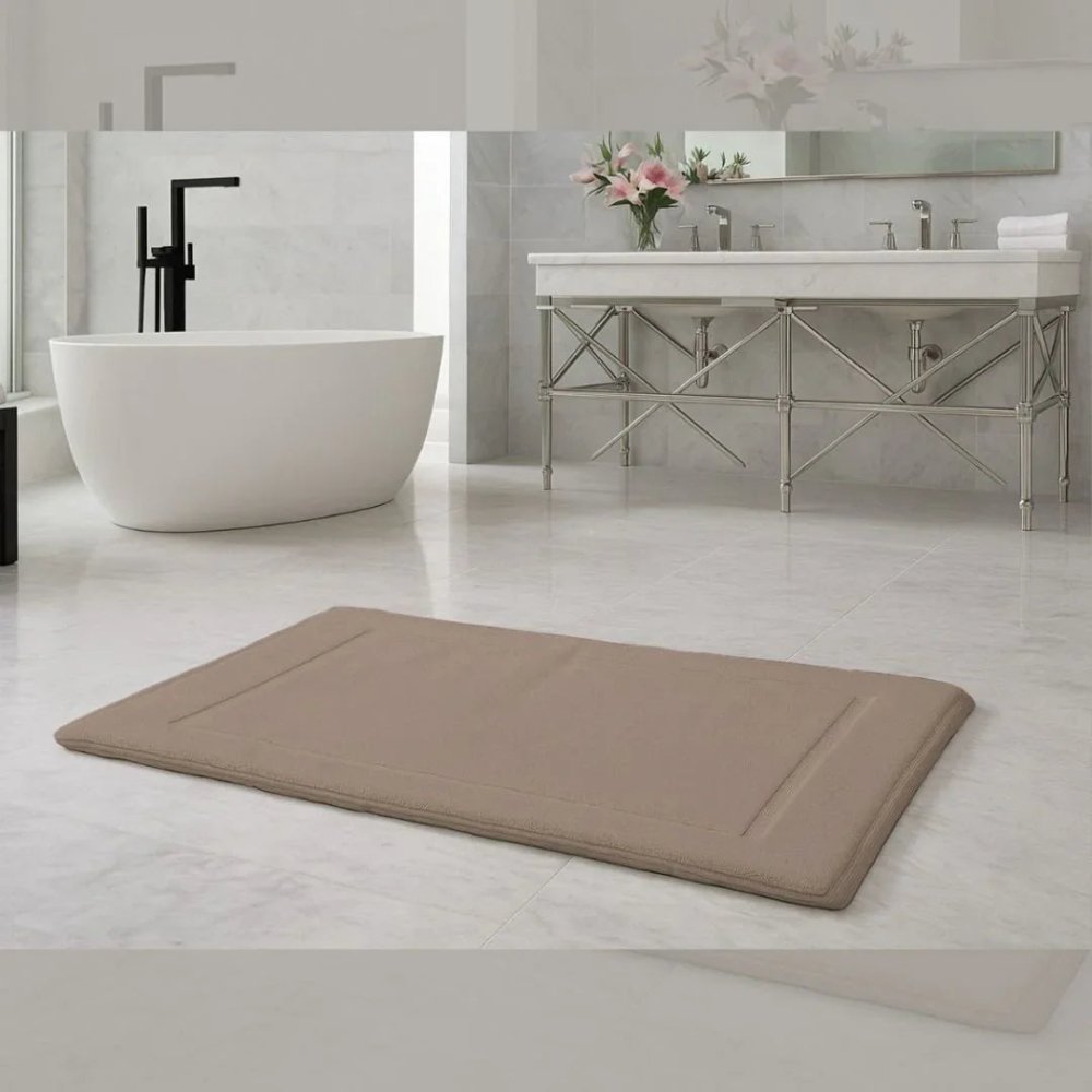 Soft Cotton Towel Bath Mat – Quick Dry & Absorbent - myhomestore.com.pk