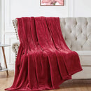 Soft Flannel Fleece Blanket In Red - myhomestore.com.pk