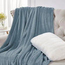 Soft Flannel Fleece Blanket In Sky - myhomestore.com.pk