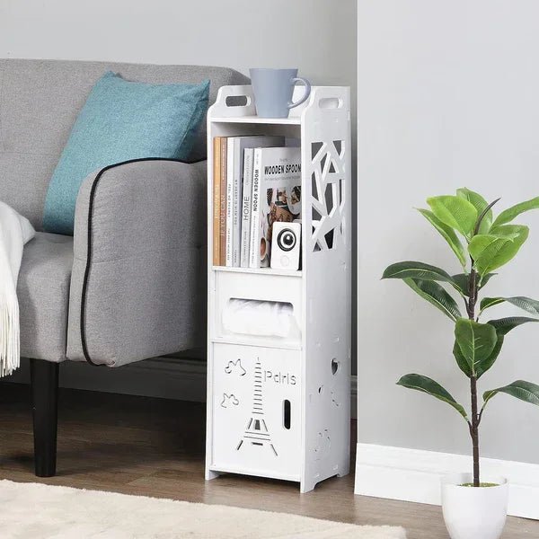 Spakoo Paris Bathroom Cabinet Stand Organizer Rack - myhomestore.com.pk