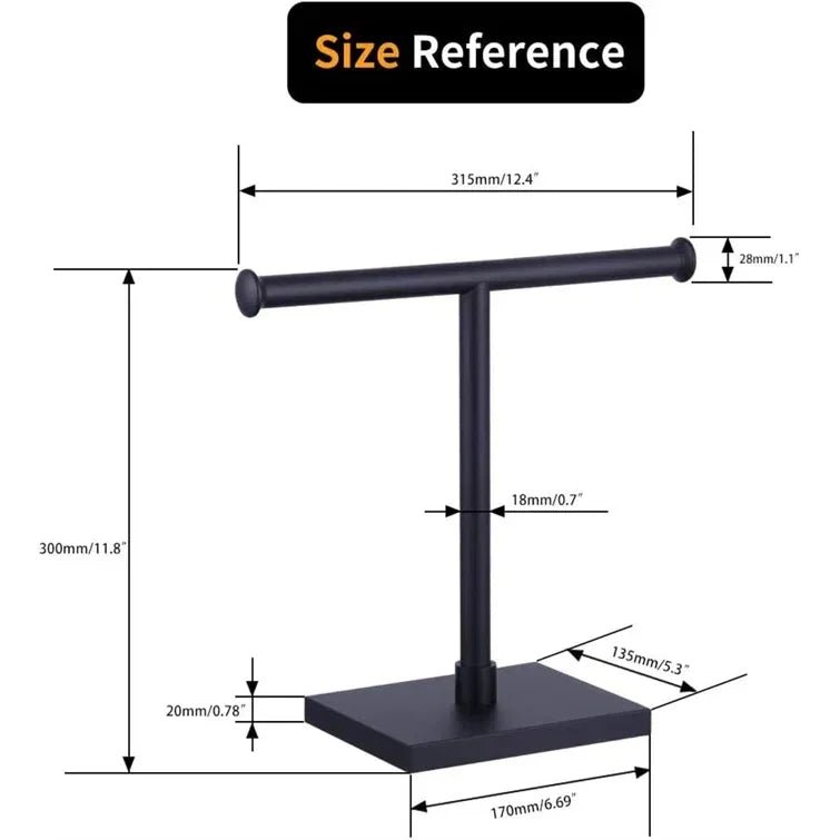 Square T - Shape Hand Towel Holder - myhomestore.com.pk