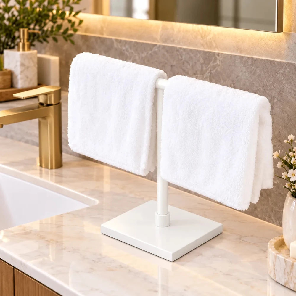 Square T-Shape Hand Towel Holder - myhomestore.com.pk