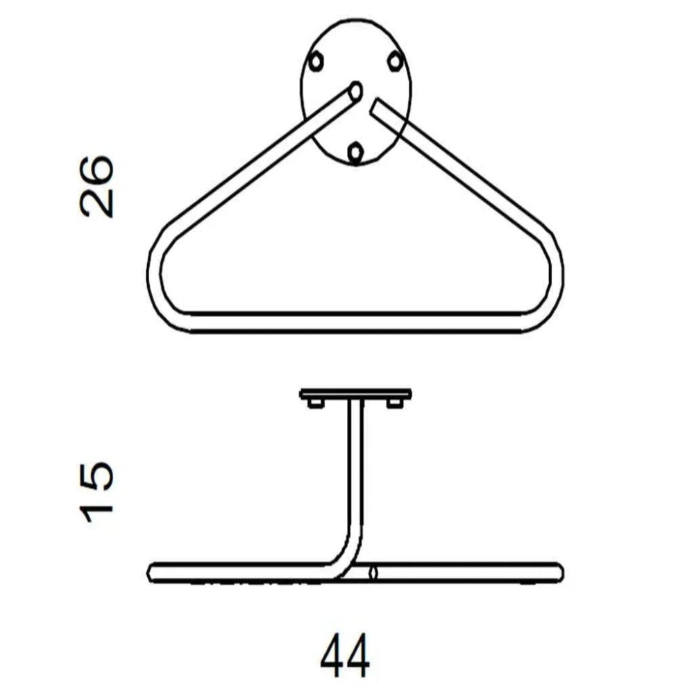 Stainless Steel Towel Holder - myhomestore.com.pk