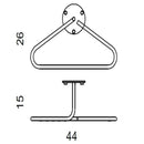 Stainless Steel Towel Holder - myhomestore.com.pk