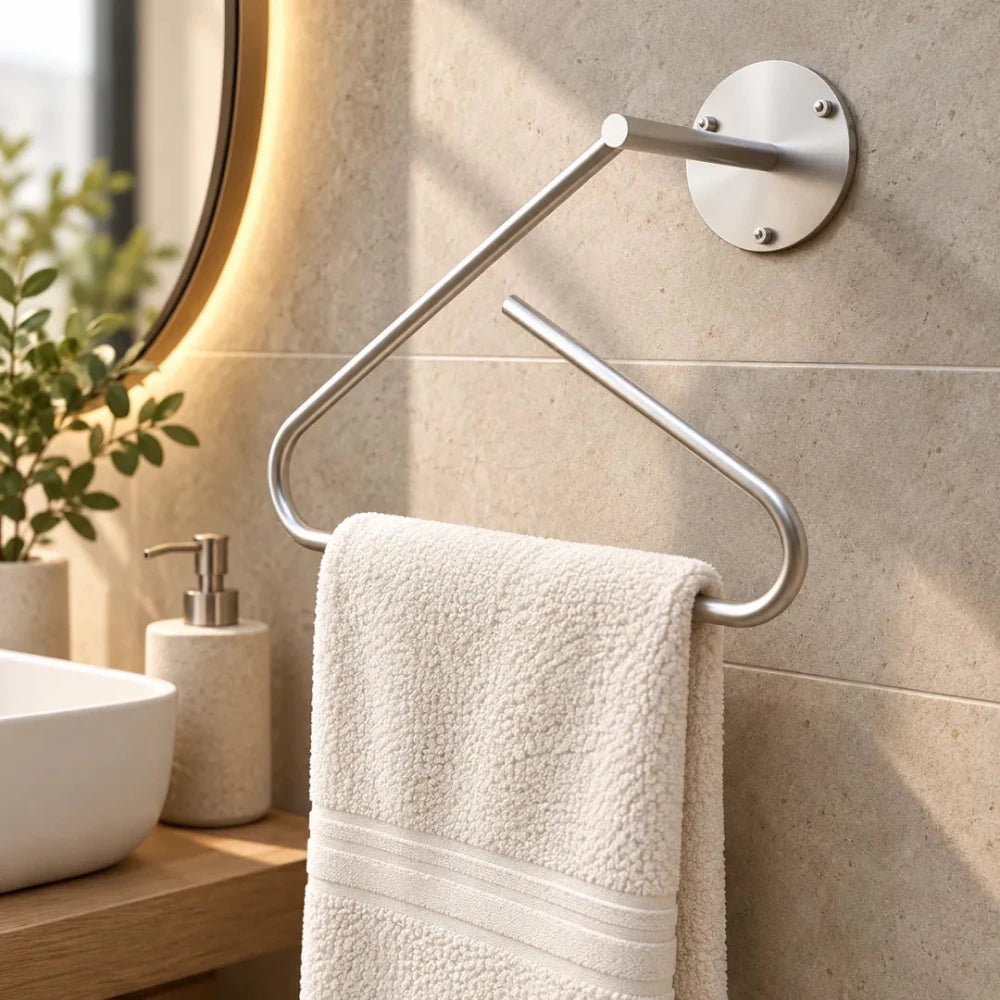 Stainless Steel Towel Holder - myhomestore.com.pk