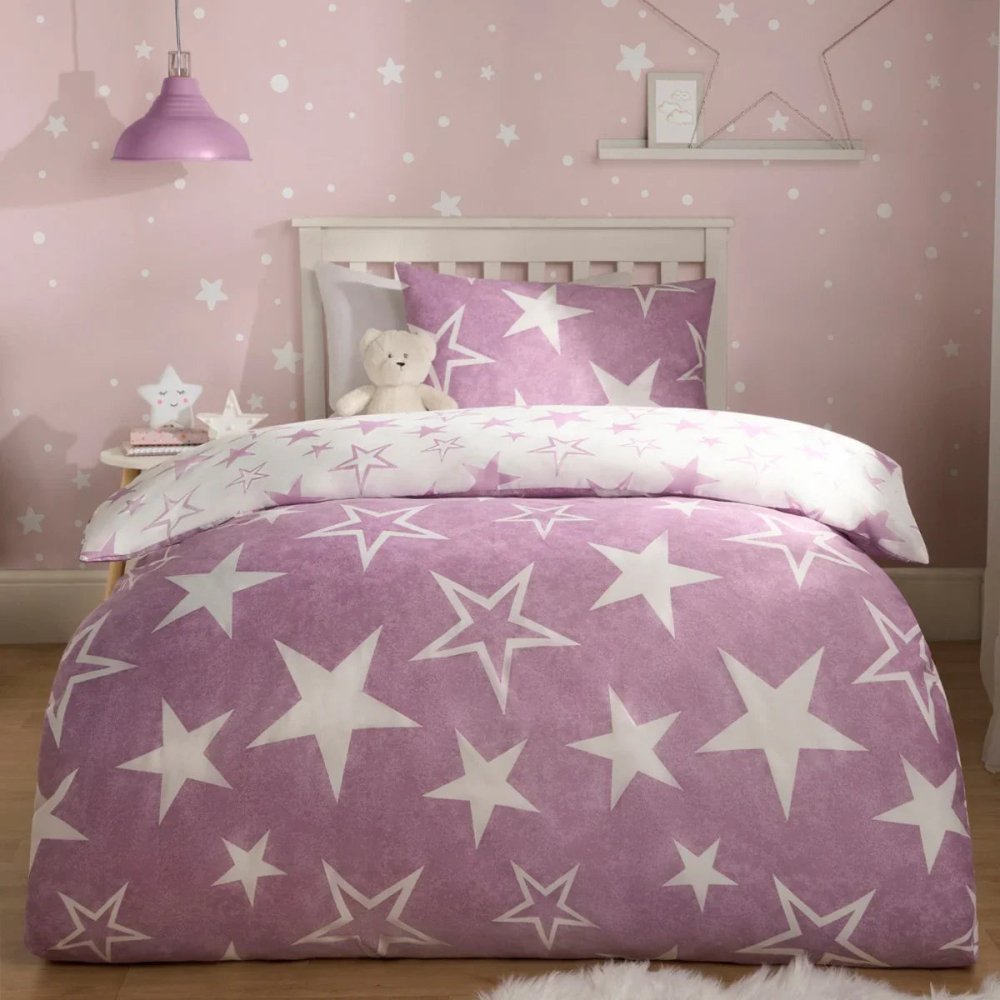 Star Printed Bedsheet (3pcs) - myhomestore.com.pk