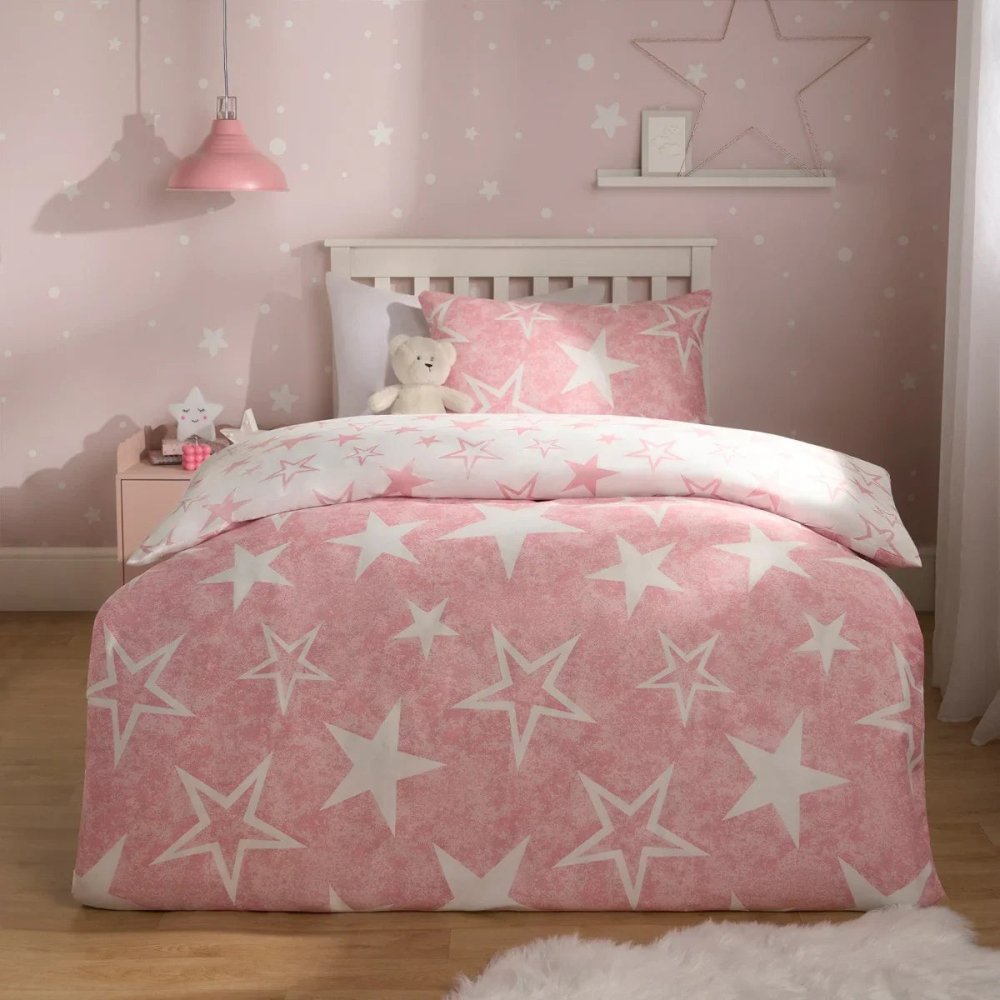Star Printed Bedsheet (3pcs) - myhomestore.com.pk